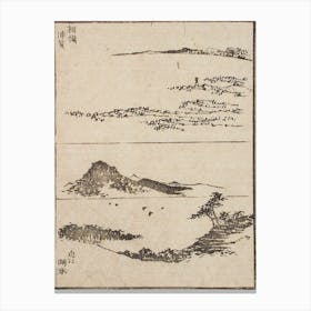 Uraga In Sagami, Ōmi Kosui, By Katsushika Hokusai Canvas Print