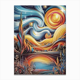 Starry Night 12 Canvas Print