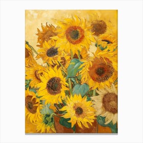 Sunflowers By Van Gogh 1 Canvas Print