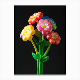 Bright Inflatable Flowers Lantana 2 Canvas Print