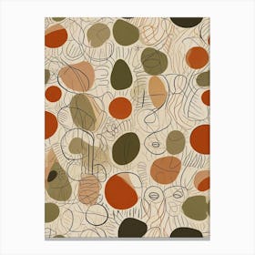 Mid Century Modern Pattern Art Print (7) Canvas Print