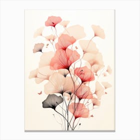 Ginkgo Flowers Canvas Print