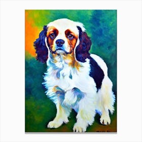 Boykin Spaniel Fauvist Style dog Canvas Print
