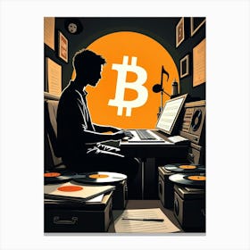 Bitcoin 2 Canvas Print