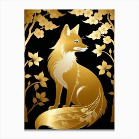 Japan Golden Fox 5 Canvas Print