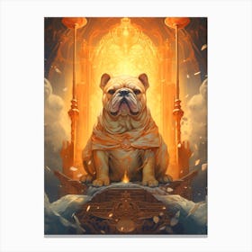 Bulldog King Canvas Print