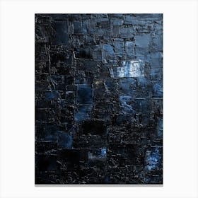 Blue Wall Art Canvas Print