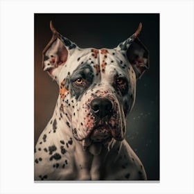 A very big dog Canvas Print