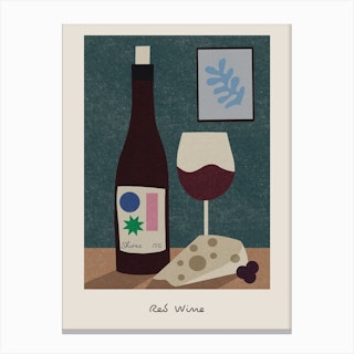 The Red Wine Canvas Print