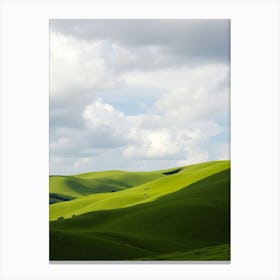 Green Hills In Tuscany Canvas Print