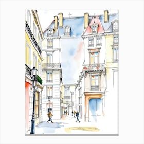 Paris Street 2 Canvas Print