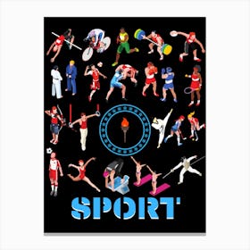 Sport Olympics Canvas Print