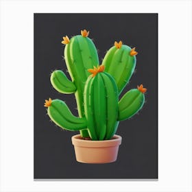 Cactus 1 Canvas Print