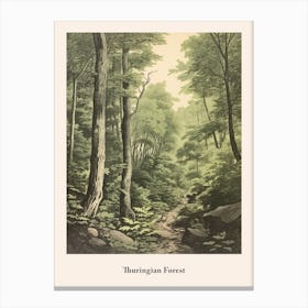 Thuringian Forest Canvas Print