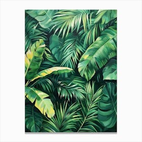 Tropical Jungle 8 Canvas Print