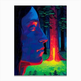 Forest Fire Canvas Print