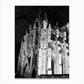 Cathedral At Night Canvas Print