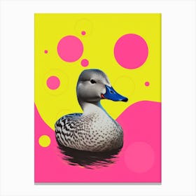 Geometric Circle Duckling 2 Canvas Print