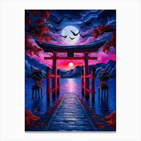 Japanese Torii Gate Canvas Print