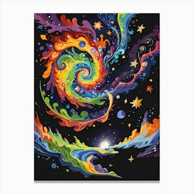 Galaxy Painting 3 Canvas Print