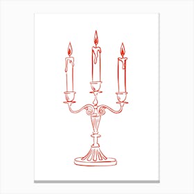 Candelabra Canvas Print