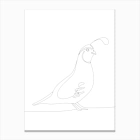 Bird Line Art Stampe su tela