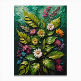 Floral Oil Canvas Print