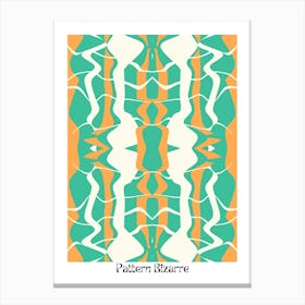 Pattern Bizarre Fluid Maximalist Canvas Print