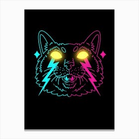 Cyber Cat 1 Canvas Print