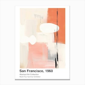 World Tour Exhibition, Abstract Art, San Francisco, 1960 10 Canvas Print