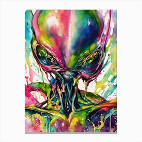 Alien Painting Canvas Print