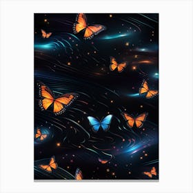 Butterfly Wallpaper 3 Canvas Print