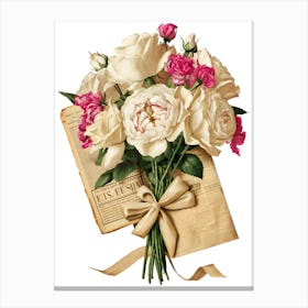 Bouquet Of Roses 5 Canvas Print