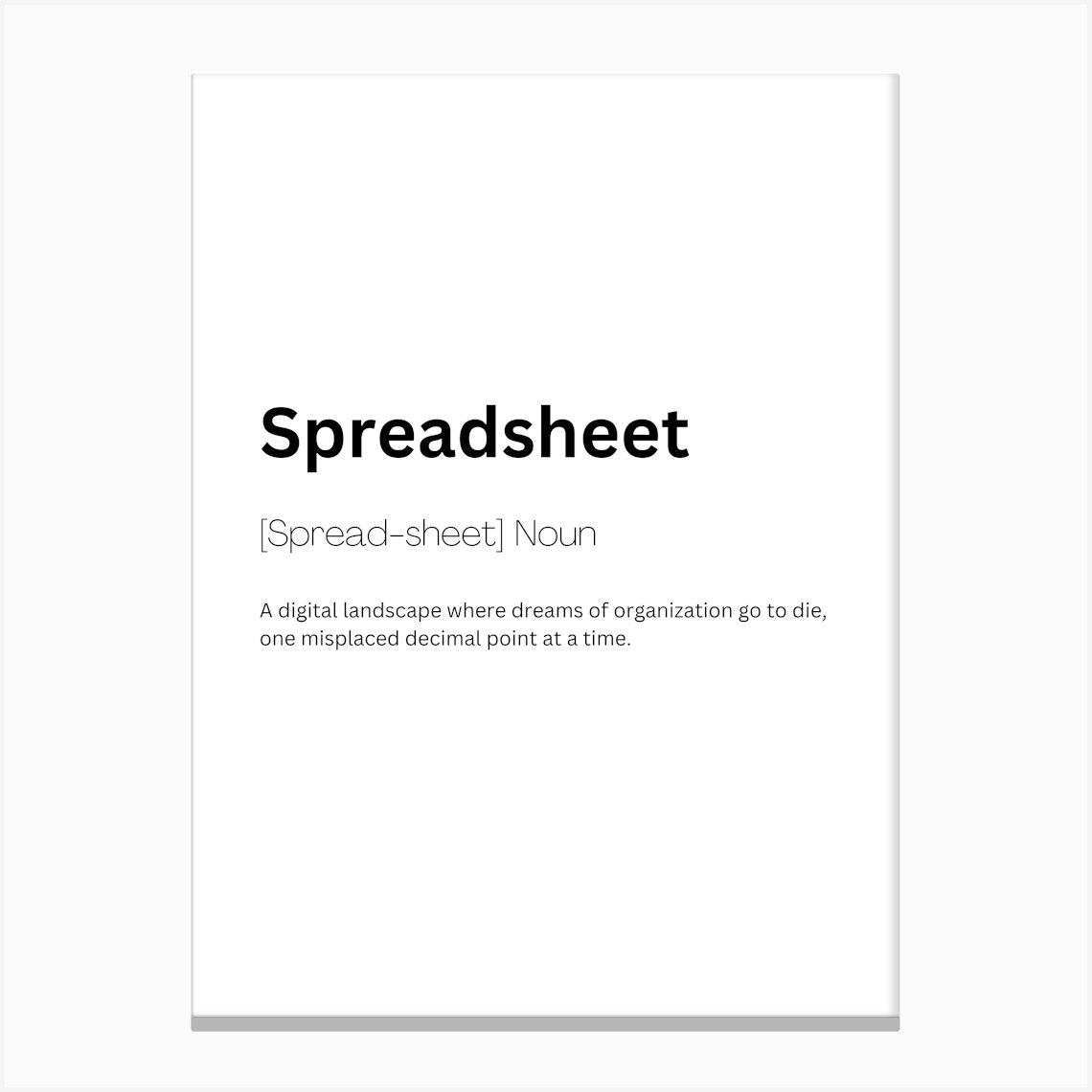 Spreadsheet Definition Meaning Lienzo