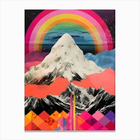 Rainbow Mountain Canvas Print