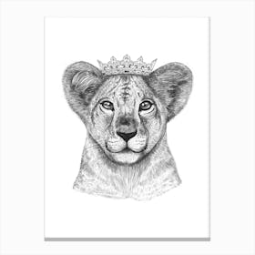 The Lion Princess Canvas Print