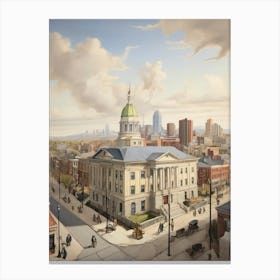 Old Courthouse Canvas Print