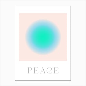 Peace Aura Print Canvas Print