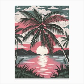 Tropical Nature Canvas Print