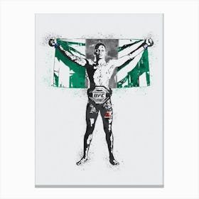 Israel Adesanya Ufc Painting Canvas Print