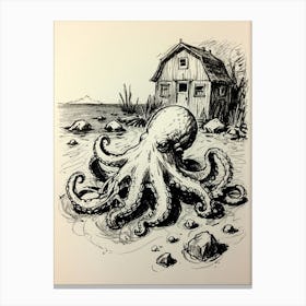 Octopus 7 Canvas Print