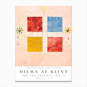 Hilma Af Klint Ten Largest No Canvas Print