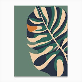 Tropical Leaf 1 Canvas Print