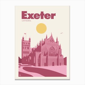 Exeter Cathedral Canvas Print