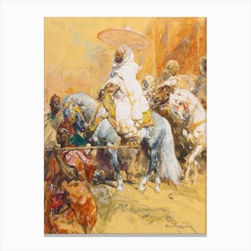 Chieftain Or The Caid El Ayadi, Henri Rousseau Canvas Print