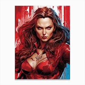Avengers Black Widow Canvas Print