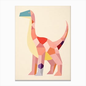 Nursery Dinosaur Art Ouranosaurus 1 Canvas Print