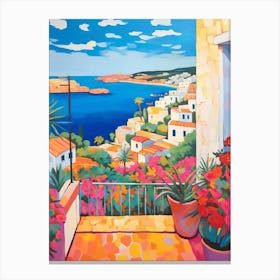 Ibiza Spain 2 Fauvist Painting Canvas Print