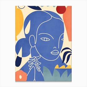 Tahitian Dream Blue Canvas Print