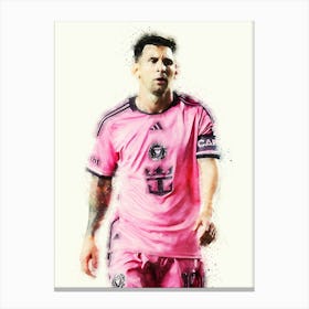 Lionel Messi Inter Miami 1 Canvas Print